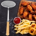 thumbnail image 5 of OUNONA Skimmer Spoon Utensils Slotted Foam Colander Handle Design 31.3X8.2cm Silver, 5 of 8