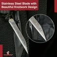 thumbnail image 4 of Armory Replicas Viking Seax Small Sword Knife – 10" Stainless Steel Blade, Engraved Viking Motif, 4 of 6