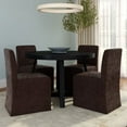 thumbnail image 6 of Chesnee Dining Chair with Long Slipcover, Chocolate MB2405-09 (2 Pack), 6 of 7