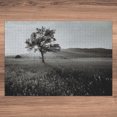 thumbnail image 5 of Ambesonne Black and White Jigsaw Puzzle Durable Cardboard, Lonely Tree, 1000 pcs, Pale Grey, 5 of 5