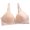 Beige, variant on Nmnitkp Bras for Women Antibacterial Fabric,Nursing Bras Flower Embroidery No Rims Fixed Cup Gathering Adjustable Buckle Daily Bra Black,L