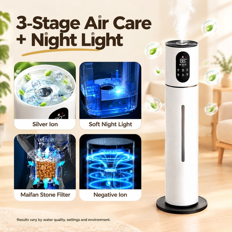 Amumu 8L Ultrasonic Humidifier with Remote Control photo 4