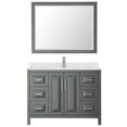 thumbnail image 3 of Wyndham Collection Wcv252548s-Qtz-Unsm46 Daria 48" Free Standing Single Basin Vanity Set -, 3 of 7