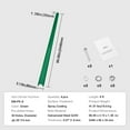 thumbnail image 6 of KFFKFF 6FT U-Channel Sign Post, 4Pack, Durable Green Steel, Ideal for Gardens, Courtyards, Farms, or Crossroads, 6 of 9