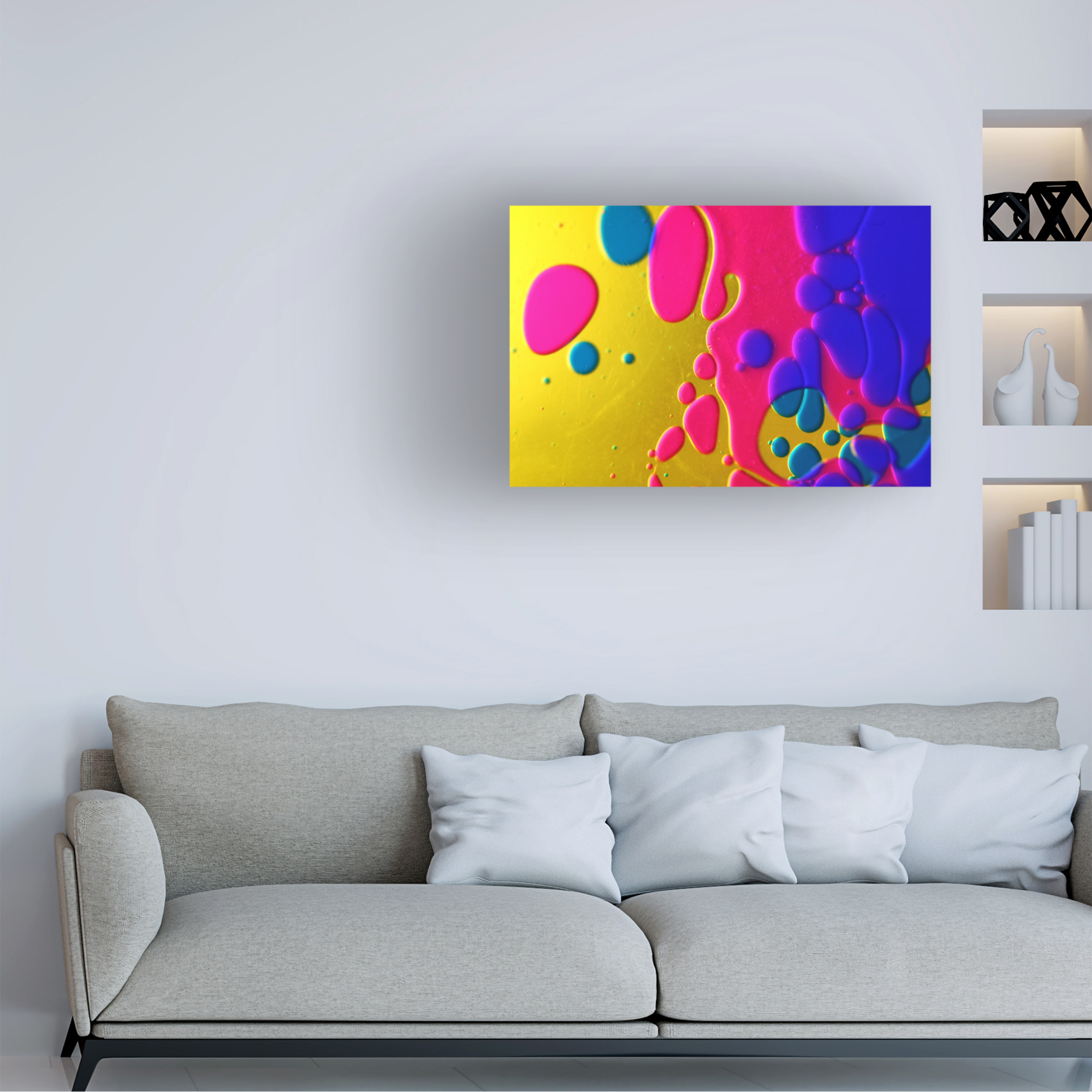 Trademark Fine Art "Colour Fun II" Canvas Art by Beata Czyzowska Young