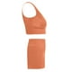 thumbnail image 5 of Pntutb Mujeres Sin Mangas Sin Costuras Acanalado Crop Tank Pantalones Cortos De Cintura Alta Conjuntos De Trajes De Yoga Pntutb Pntutb-5914, 5 of 7