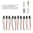 thumbnail image 4 of 10 Pcs Car Bulb Socket, T10 Car Truck Boat  Light Bulb Female Connector Lamp Holder LED Socket Base, 4 of 8