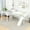 White, variant on Gray Twin L-Shaped Loft Bed with Ladder / Space-Saving, High Weight Capacity