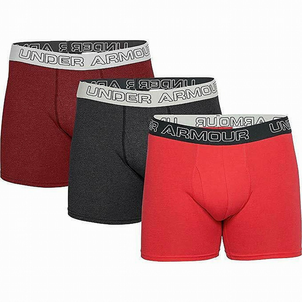 Under Armour - Mens Black Large 3 Pack Charged Boxer Briefs L - Walmart ...