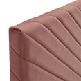 thumbnail image 5 of Modway Alyson Angular Channel Tufted Performance Velvet King / California King Headboard in Dusty Rose, 5 of 12