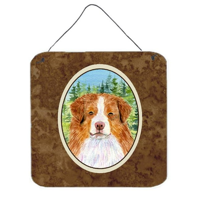 6 Po. Impressions Murales Ou de Porte en Métal Aluminium Australian Shepherd