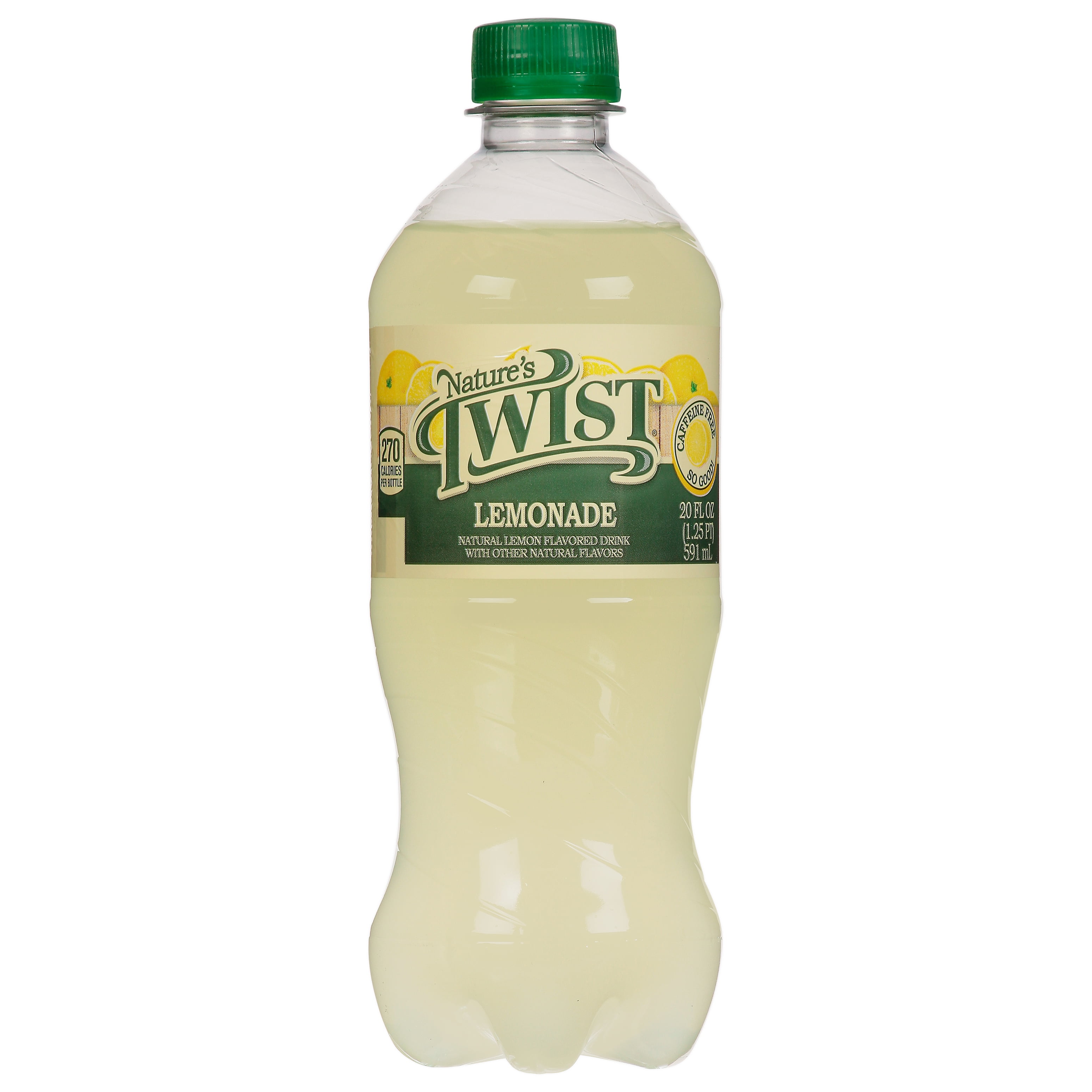 Nature's Twist Lemonade Juice Drink, 20 fl oz Bottle