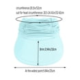 thumbnail image 3 of Women Sun Hat for Outdoor VLOOCKLW Wide Brim UV Protection Sun Visor Hats, UPF50+ Lightweight Foldable Ponytail Sports Cap Light Blue, 3 of 7