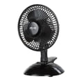 thumbnail image 1 of Ventilador Atvio 2 en 1 Parrilla y Aspas de Plástico 15cm de Alto Negro, 1 of 4