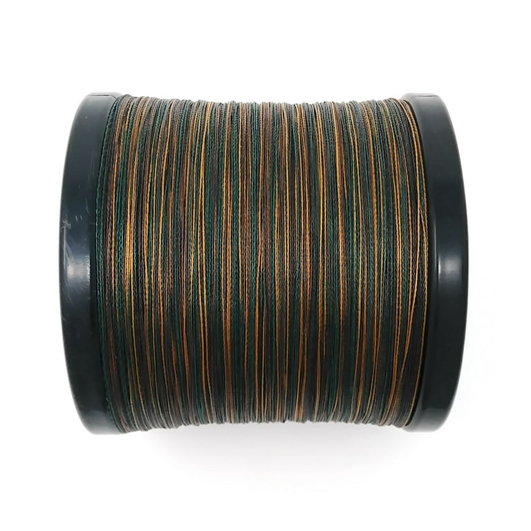 Reaction Tackle Braided Fishing Line Green Camo 80LB 1000yards