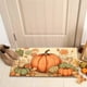 thumbnail image 1 of Tapete para puerta de entrada con forma de calabaza y camión de Acción de Gracias, 1 of 3