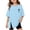 A-Light Blue111, variant on Girls Short Sleeve T Shirt For Kids Oversized Graphic Tee Casual Crew Neck Side Slit Summer Tshirts 3-16Y Versatile Tops