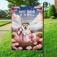 thumbnail image 3 of My Dog Is My Valentine Cute Shiba Inu in Gift Box Garden Flag 12x18in Double Sided Shibas Dog Lovers Gifts Idea Outdoor Decor - 3006, 3 of 5