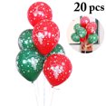 thumbnail image 2 of 20 Pcs Ballons de Noël 12 Po Motif Dessin Animé Ballons de Fête Ballons en Latex, 2 of 10