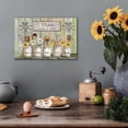 thumbnail image 3 of Farmhouse Kitchen Wall Art, Kitchen Always Open Signs Pictures, Framed Blessed Quotes Painting Rustic Kitchen Canvas Prints Art, Vintage Country Home Kitchen Wall Decorations Artwork 12x18 Inches, 3 of 7