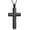 Black, variant on Cremation Cross Urn Necklace for Ashes Stainless Steel Cross Urn Pendant Ashes Holder Memorial Keepsake Cross Urn Jewelry for Loved One or Pet Women Men
