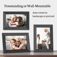 thumbnail image 6 of BSIMB WiFi Digital Picture Frame 8 Inch Digital Photo Frame 16GB 1280x800 IPS Touch Screen Motion Sensor, Upload Photos/Videos via App, Email, Portrait and Landscape, 6 of 10
