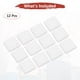 thumbnail image 4 of Uxcell 12PCS Bandas de sudor deportivas, muñequeras de algodón absorbentes para entrenamiento/baloncesto/correr [Blanco, 8cm de ancho], 4 of 7