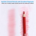 thumbnail image 3 of Uxcell Watercolor Pencil for Blending, Coloring, Sketch Drawing, Painting, 6Pcs, Purple, 3 of 6