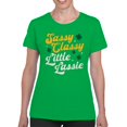 thumbnail image 2 of Sassy Classy Little Lassie Fun St. Patricks Day Quote Women's T-shirt, 2 of 3