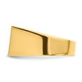 thumbnail image 3 of 14K Yellow Gold Ring Band Signet 10.5x18.0mm Closed Back Men's, Size 9, 3 of 5