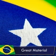 thumbnail image 5 of G128 - BRAZIL FLAG NEW 3X5ft BRAZILIAN FOOTBALL BANNER 90X150cm POLYESTER POLY FLAG, 5 of 7