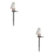thumbnail image 4 of Naiovety Luz LED impermeable para jardín, iluminación exterior atractiva, iluminación atractiva para exteriores, búho blanco buho Blanco 2Conjunto, 4 of 6