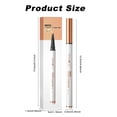 thumbnail image 3 of 4 Tip Eyebrow Pencil with Spoolie Brush, Hair Like Brow Pen for Natural Looking Brows, Long Lasting Eyebrow Makeup for Filling Shaping Defining Brows.(Black), 3 of 7