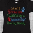 thumbnail image 4 of Inktastic Saxophone Player Like Daddy Boys or Girls Baby Bodysuit, 4 of 5