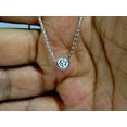 thumbnail image 2 of .54ct natural round brilliant diamond solitaire necklace i/vs2 16 inch 14k, 2 of 6