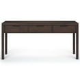 thumbnail image 3 of Pemberly Row Wood 60" Contemporary Console Table in Warm Walnut Brown, 3 of 9