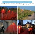 thumbnail image 6 of 6-Pack Solar Motion Sensor Alarm Light - 129dB Gunshot & Dog Barking Sound, IP65 Waterproof, Outdoor Security Light for Yard, Farm, Barn - Solar Powered, Easy Install, 6 of 9