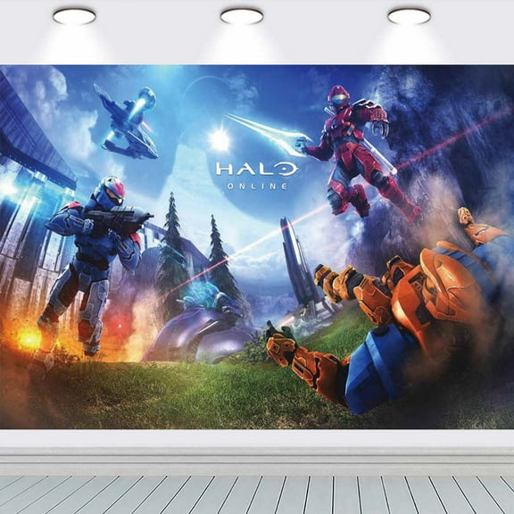 Halo school Backdrop Background Banner Birthday Party Supplies Taspestry Wall Decor Poster Lover