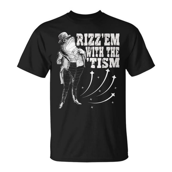SPEEDRUN Frog Rizz Em With The Tism T-Shirt