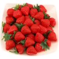 thumbnail image 1 of Ensemble de Fraises Artificielles Artisanales, Fruits Réalistes Parfaits pour Décoration de Cuisine Toute l'Année, Fraises en Plastique Rouges Simulation Réaliste, 1 of 5