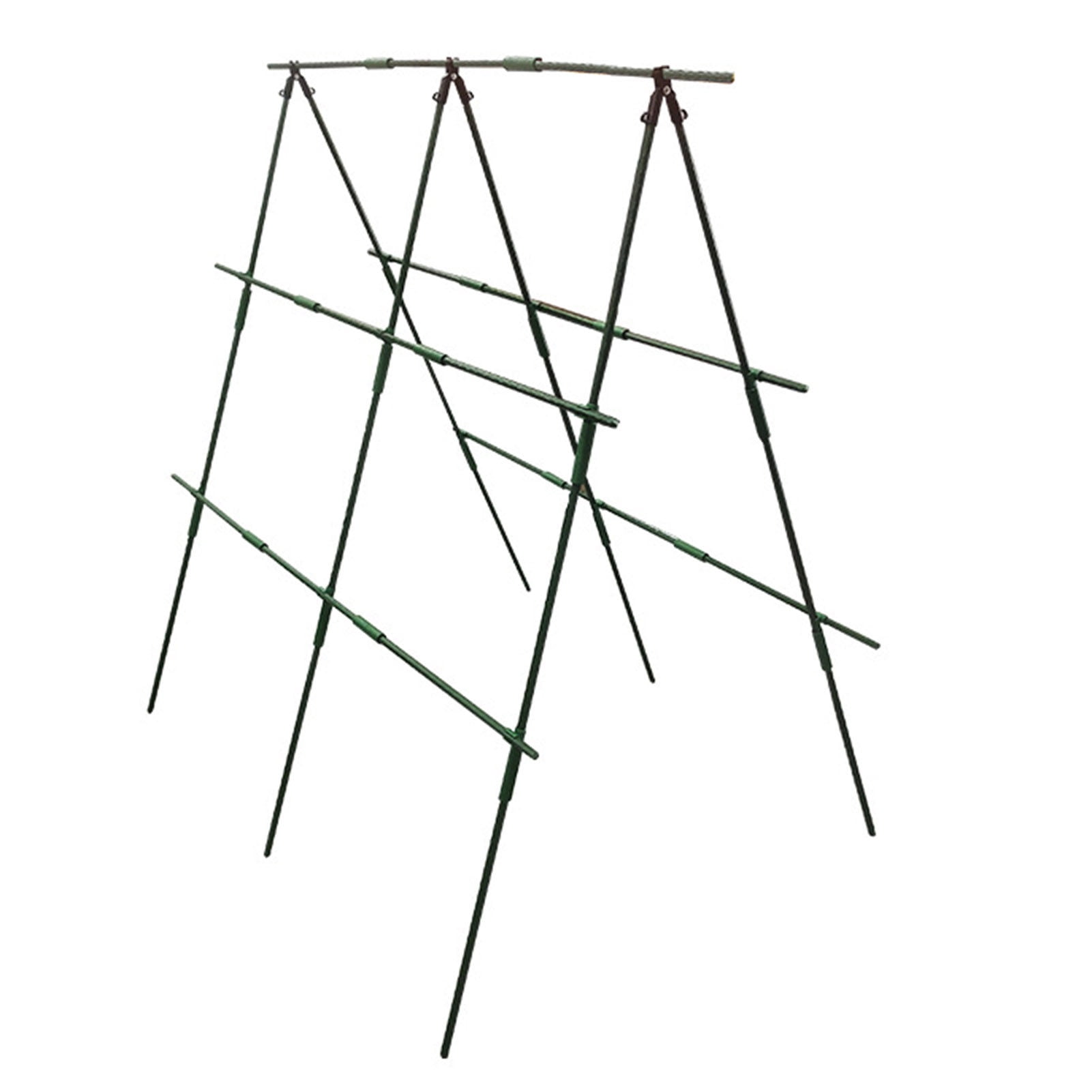 Homerr Cucumber Trellis Plastic-coated Steel Pipe A-Frame Cucumber Trellis Plastic-Coated Steel Pipes Plant Growth Support Trellis Easy Installation Complete Plant Support Frame