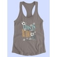 thumbnail image 3 of This Is Who I Am Quote Racerback Tank Women -Image by Shutterstock, Female Small, 3 of 4