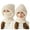 Beige, variant on 3 in 1 Beanie Hat for Women, 3-in-1 Knitted Beanie Hat, Mask Set Hooded Piece Windproof Warm Snow Cap