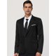 thumbnail image 3 of Chaqueta de vestir con un botón Lars Amadeus Corte Slim Negro L, 3 of 6