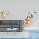 thumbnail image 2 of Figura de pájaros,Figura de pájaro dorado,decoración del hogar,estatua de animal,Estatua,Bandeja para servir estatuas,decoración del hogar,manualidades,Escultura de resina, 2 of 8