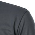 thumbnail image 3 of Men's Cotton Tshirts Casual Short Sleeve Ribbed Crewneck Shirts Oversized Basic Solid Shirts Plus Size Blouses, 3 of 5