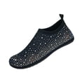 thumbnail image 2 of Womens Barefoot Water Shoes Travel House Slippers for Indoor and Outdoor Aqua Socks for Beach Swim Surf Yoga Dancing Camping Must Haves,Gray,40, 2 of 6