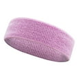 thumbnail image 3 of CSChome Non-slip Exercise Headband Sports Headband Great Sweat Absorption Capacity High Elastic Stretch Soft Non-slip Breathable Knitted Solid Color Reusable Yoga, 3 of 7