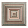 thumbnail image 3 of Unique Loom Baja Outdoor Collection Area Rug - Ensenada (6' 1" Square Multi/Brown), 3 of 7