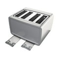thumbnail image 5 of Black + Decker 4-Slice Extra Wide Toaster, in Stainless Steel, 5 of 5